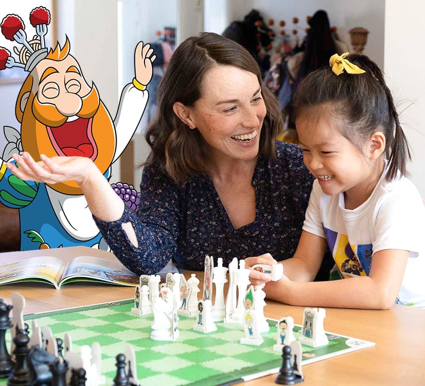 Story Time Chess in action